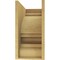 Ekena Millwork 10"W x 20"D x 20"H Classic Diane Rough Cedar Woodgrain TimberThane Corbel, Primed Tan CORUR10X20X20DIARCPR - alternate 5